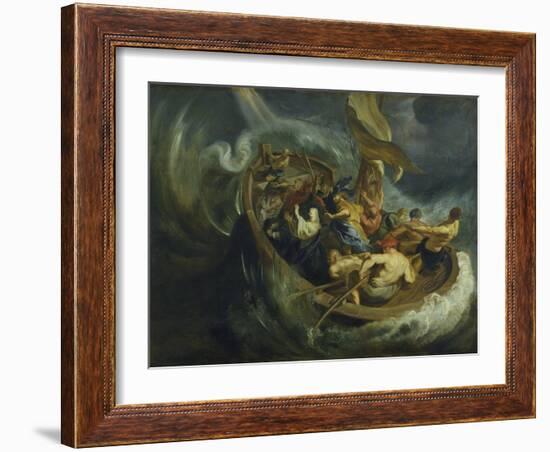 The Miracles of St, Walburga, after 1610-Peter Paul Rubens-Framed Giclee Print