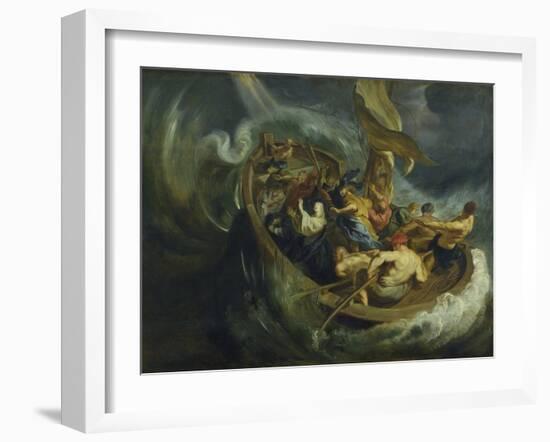 The Miracles of St, Walburga, after 1610-Peter Paul Rubens-Framed Giclee Print