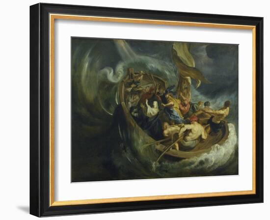 The Miracles of St, Walburga, after 1610-Peter Paul Rubens-Framed Giclee Print