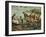 The Miraculous Draught of Fishes (Sketch for the Sistine Chapel) (Pre-Restoration)-Raphael-Framed Giclee Print