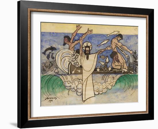 The Miraculous Fish-Jan Toorop-Framed Giclee Print