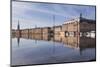 The Miroir D'Eau (Water Mirror) in the City of Bordeaux, Gironde, Aquitaine, France, Europe-Julian Elliott-Mounted Photographic Print