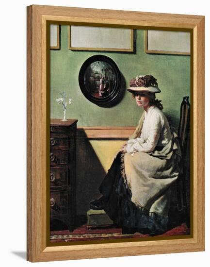 The Mirror, 1900-William Newenham Montague Orpen-Framed Premier Image Canvas