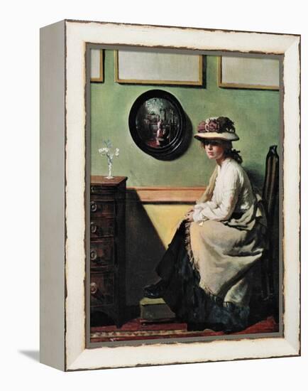 The Mirror, 1900-William Newenham Montague Orpen-Framed Premier Image Canvas