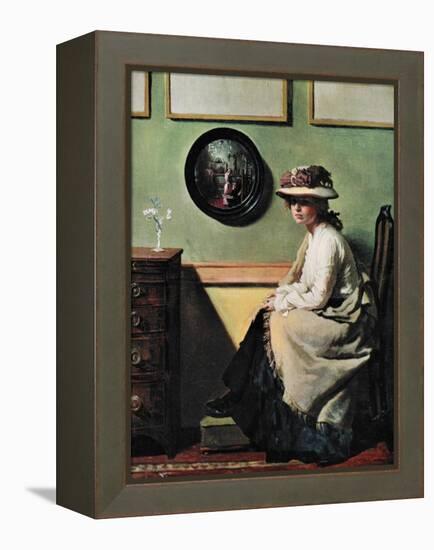 The Mirror, 1900-William Newenham Montague Orpen-Framed Premier Image Canvas