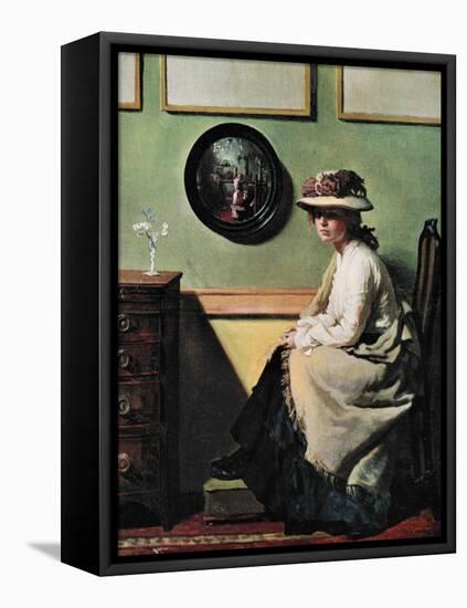 The Mirror, 1900-William Newenham Montague Orpen-Framed Premier Image Canvas