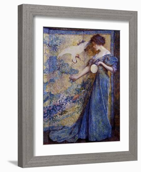 The Mirror, C. 1910-Robert Reid-Framed Giclee Print