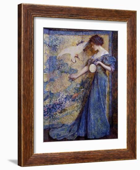 The Mirror, C. 1910-Robert Reid-Framed Giclee Print