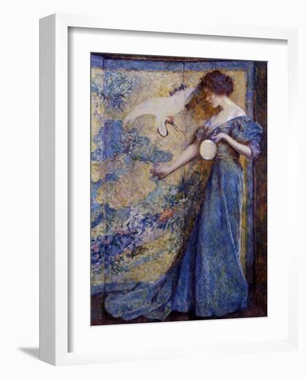 The Mirror, C. 1910-Robert Reid-Framed Giclee Print