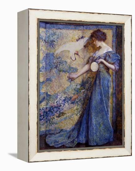 The Mirror, C. 1910-Robert Reid-Framed Premier Image Canvas