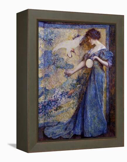 The Mirror, C. 1910-Robert Reid-Framed Premier Image Canvas