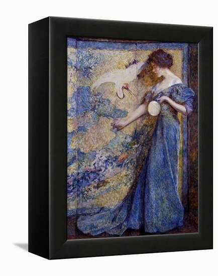 The Mirror, C. 1910-Robert Reid-Framed Premier Image Canvas