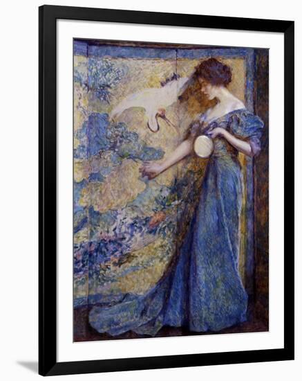 The Mirror, C. 1910-Robert Reid-Framed Giclee Print