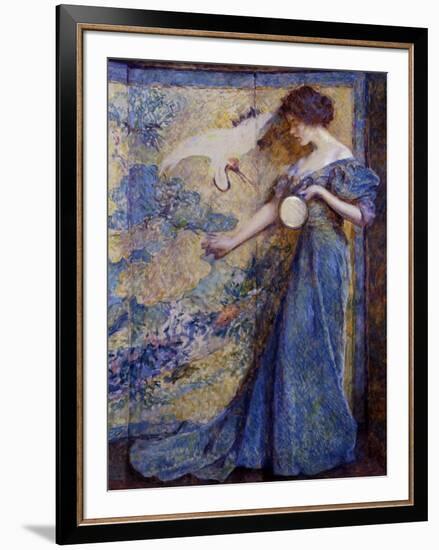 The Mirror, C. 1910-Robert Reid-Framed Giclee Print