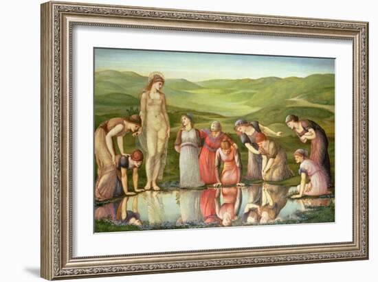 The Mirror of Venus-Edward Burne-Jones-Framed Giclee Print