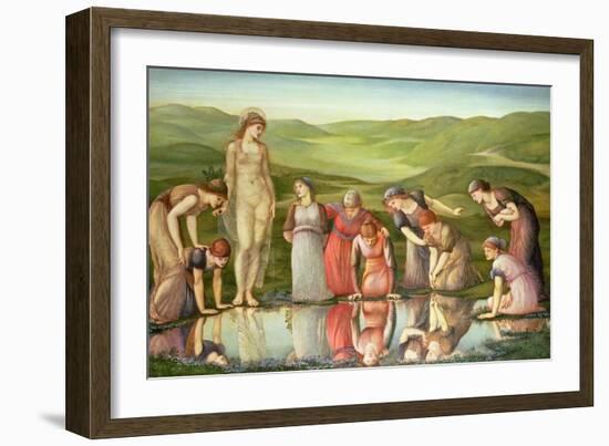 The Mirror of Venus-Edward Burne-Jones-Framed Giclee Print