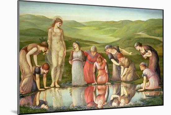 The Mirror of Venus-Edward Burne-Jones-Mounted Giclee Print