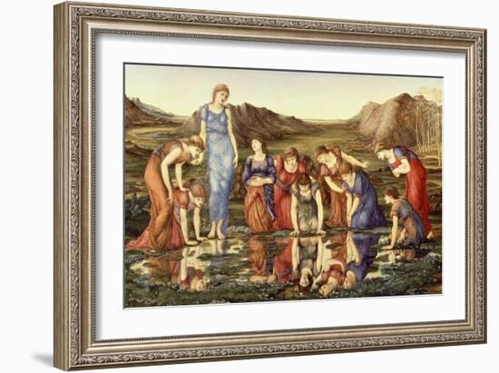 The Mirror of Venus-Edward Burne-Jones-Framed Giclee Print