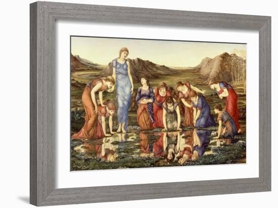 The Mirror of Venus-Edward Burne-Jones-Framed Giclee Print