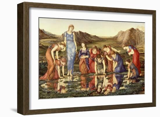 The Mirror of Venus-Edward Burne-Jones-Framed Giclee Print