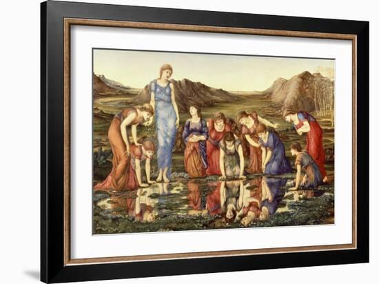 The Mirror of Venus-Edward Burne-Jones-Framed Giclee Print