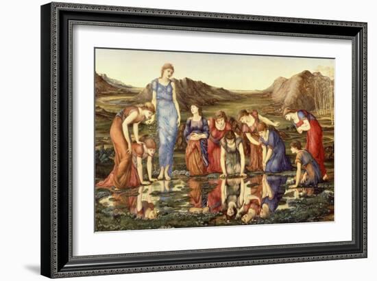 The Mirror of Venus-Edward Burne-Jones-Framed Giclee Print