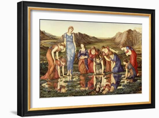 The Mirror of Venus-Edward Burne-Jones-Framed Giclee Print