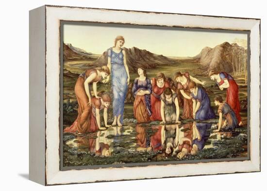 The Mirror of Venus-Edward Burne-Jones-Framed Premier Image Canvas