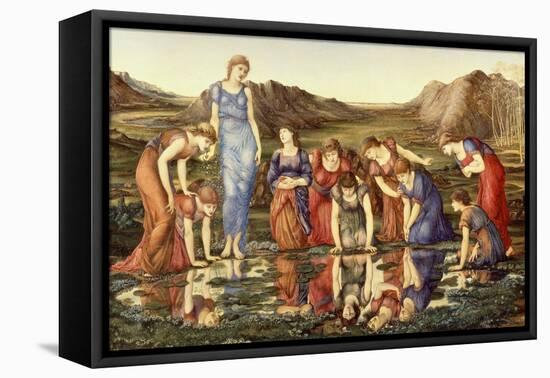 The Mirror of Venus-Edward Burne-Jones-Framed Premier Image Canvas