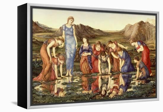 The Mirror of Venus-Edward Burne-Jones-Framed Premier Image Canvas