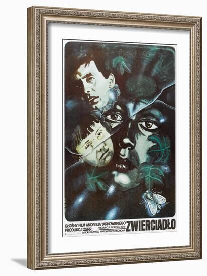 The Mirror, Polish poster, (aka Zerkalo), 1975-null-Framed Art Print