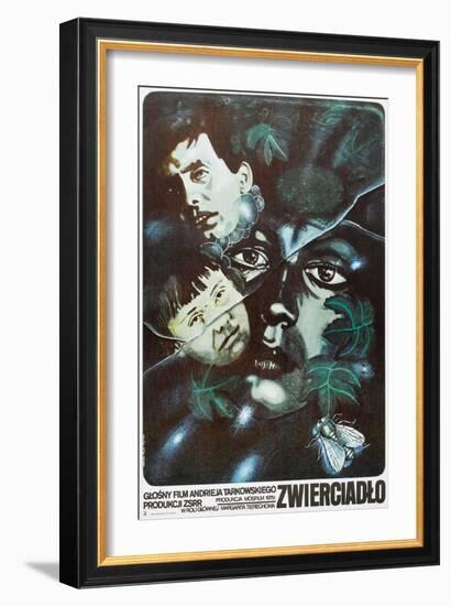 The Mirror, Polish poster, (aka Zerkalo), 1975-null-Framed Art Print