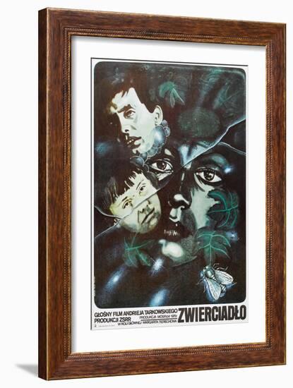 The Mirror, Polish poster, (aka Zerkalo), 1975-null-Framed Premium Giclee Print