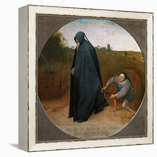 The Misanthrope (The Faithlessness of the World)-Pieter Bruegel the Elder-Framed Premier Image Canvas