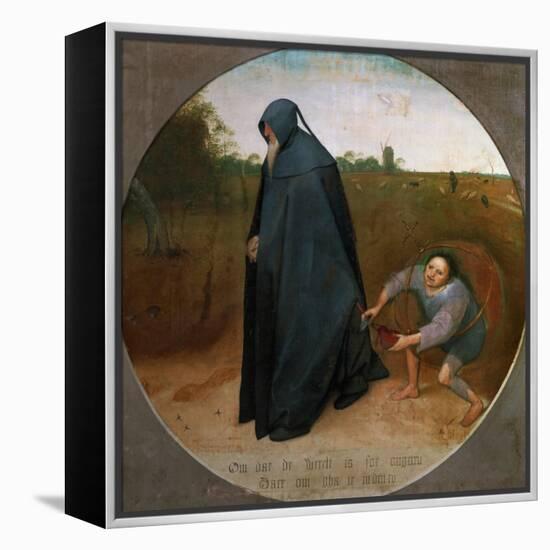 The Misanthrope (The Faithlessness of the World)-Pieter Bruegel the Elder-Framed Premier Image Canvas