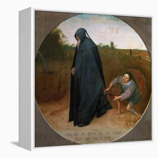 The Misanthrope (The Faithlessness of the World)-Pieter Bruegel the Elder-Framed Premier Image Canvas