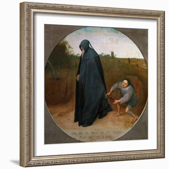 The Misanthrope (The Faithlessness of the World)-Pieter Bruegel the Elder-Framed Giclee Print