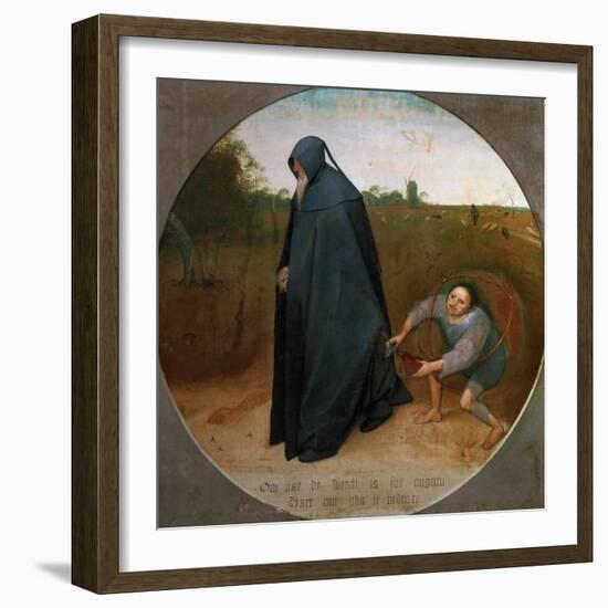 The Misanthrope (The Faithlessness of the World)-Pieter Bruegel the Elder-Framed Giclee Print