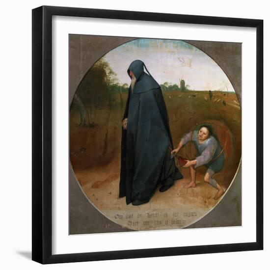 The Misanthrope (The Faithlessness of the World)-Pieter Bruegel the Elder-Framed Giclee Print