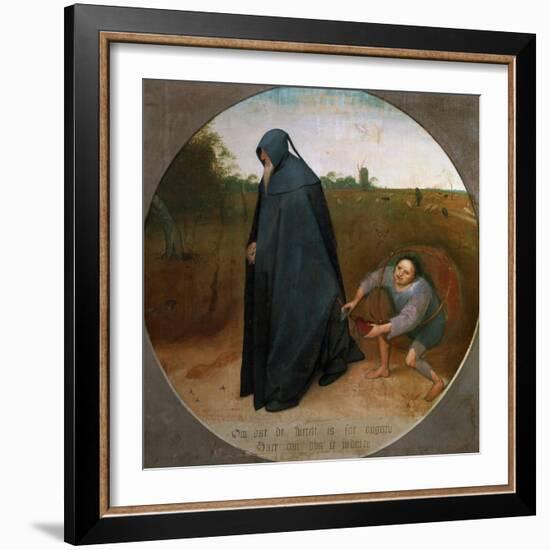 The Misanthrope (The Faithlessness of the World)-Pieter Bruegel the Elder-Framed Giclee Print