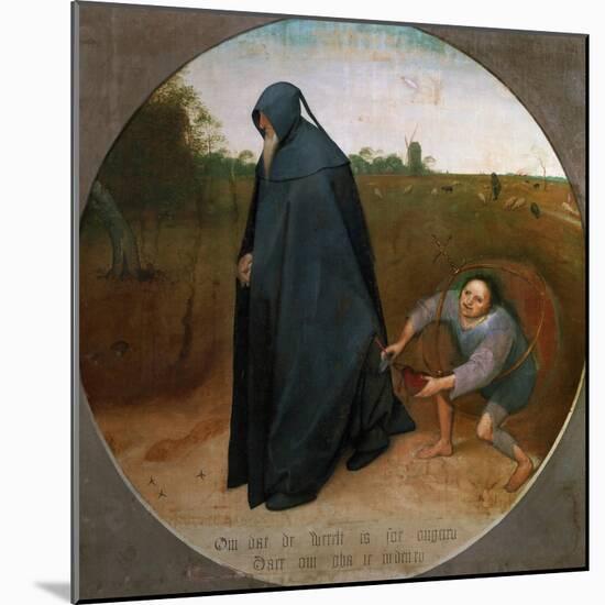 The Misanthrope (The Faithlessness of the World)-Pieter Bruegel the Elder-Mounted Giclee Print