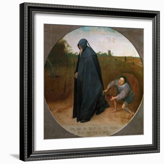 The Misanthrope (The Faithlessness of the World)-Pieter Bruegel the Elder-Framed Giclee Print