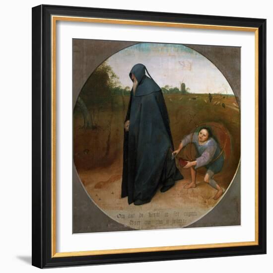 The Misanthrope (The Faithlessness of the World)-Pieter Bruegel the Elder-Framed Giclee Print