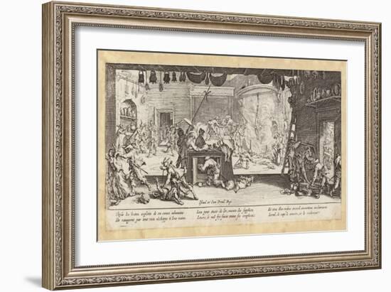 The Miseries and Misfortunes of War-Jacques Callot-Framed Giclee Print