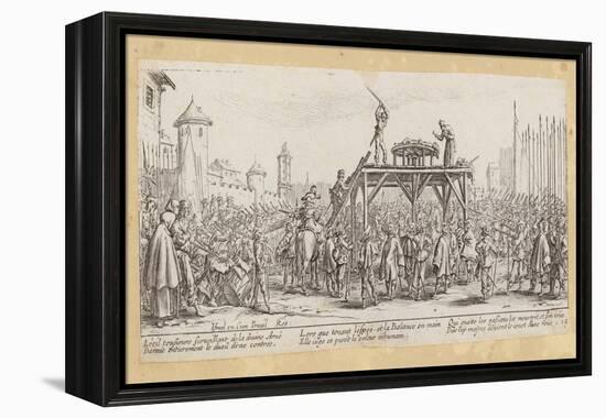 The Miseries and Misfortunes of War-Jacques Callot-Framed Premier Image Canvas