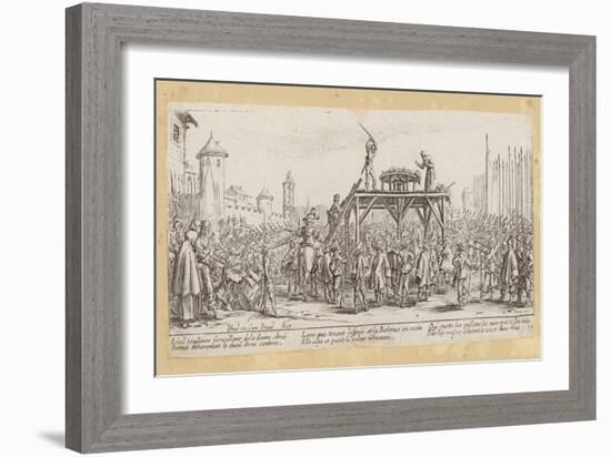 The Miseries and Misfortunes of War-Jacques Callot-Framed Giclee Print