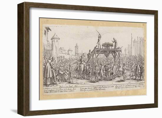 The Miseries and Misfortunes of War-Jacques Callot-Framed Giclee Print