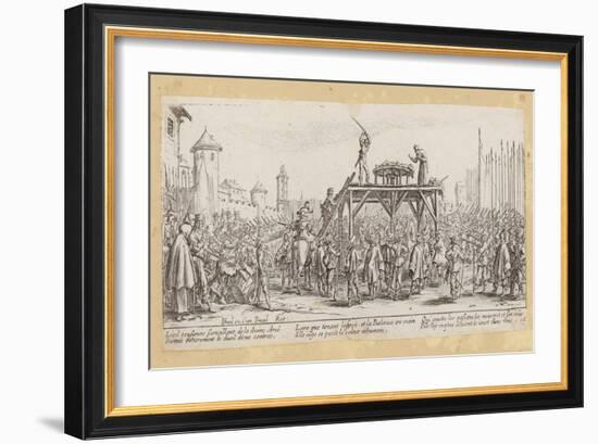 The Miseries and Misfortunes of War-Jacques Callot-Framed Giclee Print