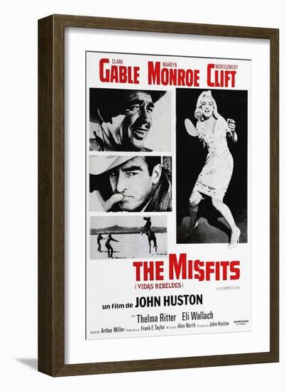 The Misfits, 1961-null-Framed Art Print