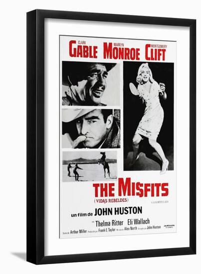 The Misfits, 1961-null-Framed Art Print